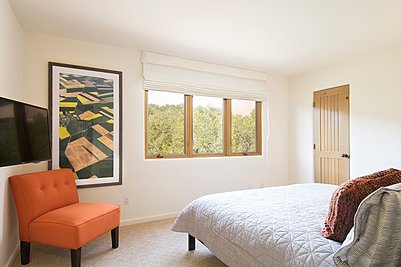Guest Bedroom with Hillside View