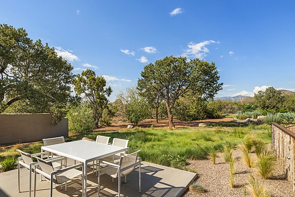 Landscaped Rear Yard with Mountain Views
