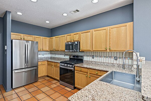 Kitchen with All New Appliances