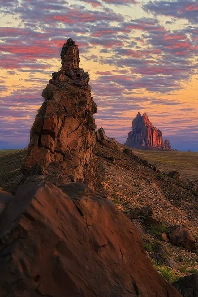 Good evening from Shiprock, New Mexico!