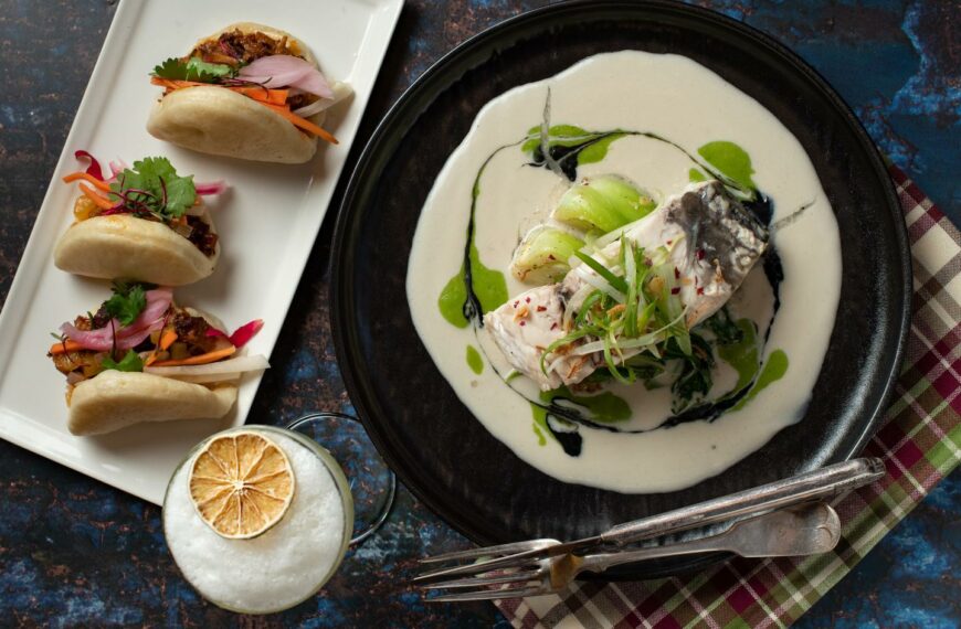 RECIPE: Alkemē’s Asian Sea Bass à la Nage with Coconut Milk and Lemongrass