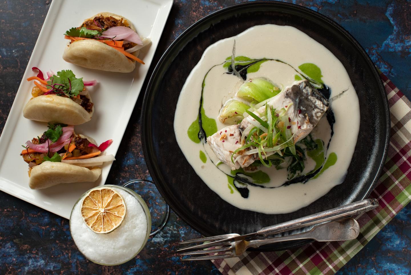 RECIPE: Alkemē’s Asian Sea Bass à la Nage with Coconut Milk and Lemongrass