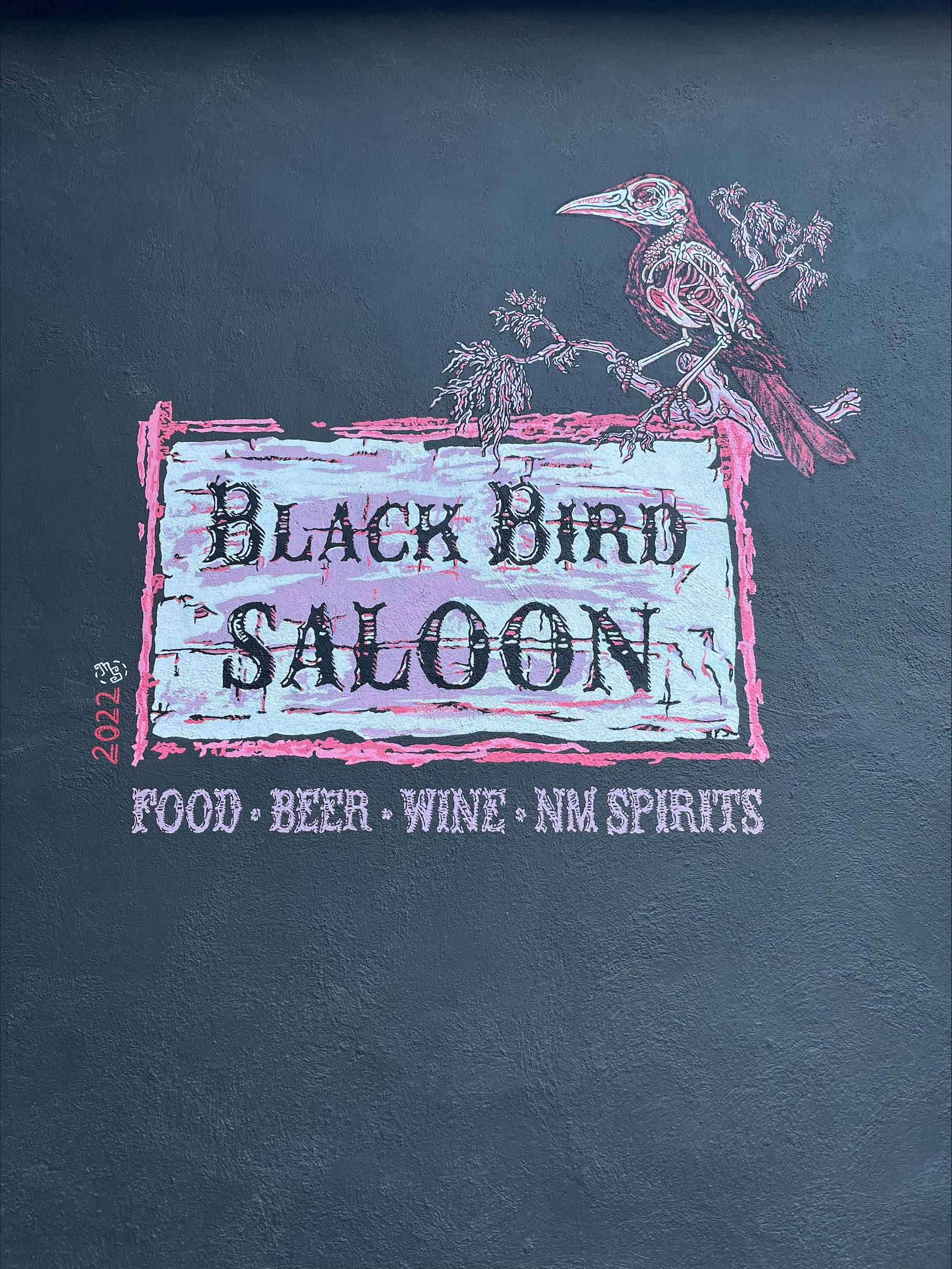 The Black Bird Saloon in Cerrillos