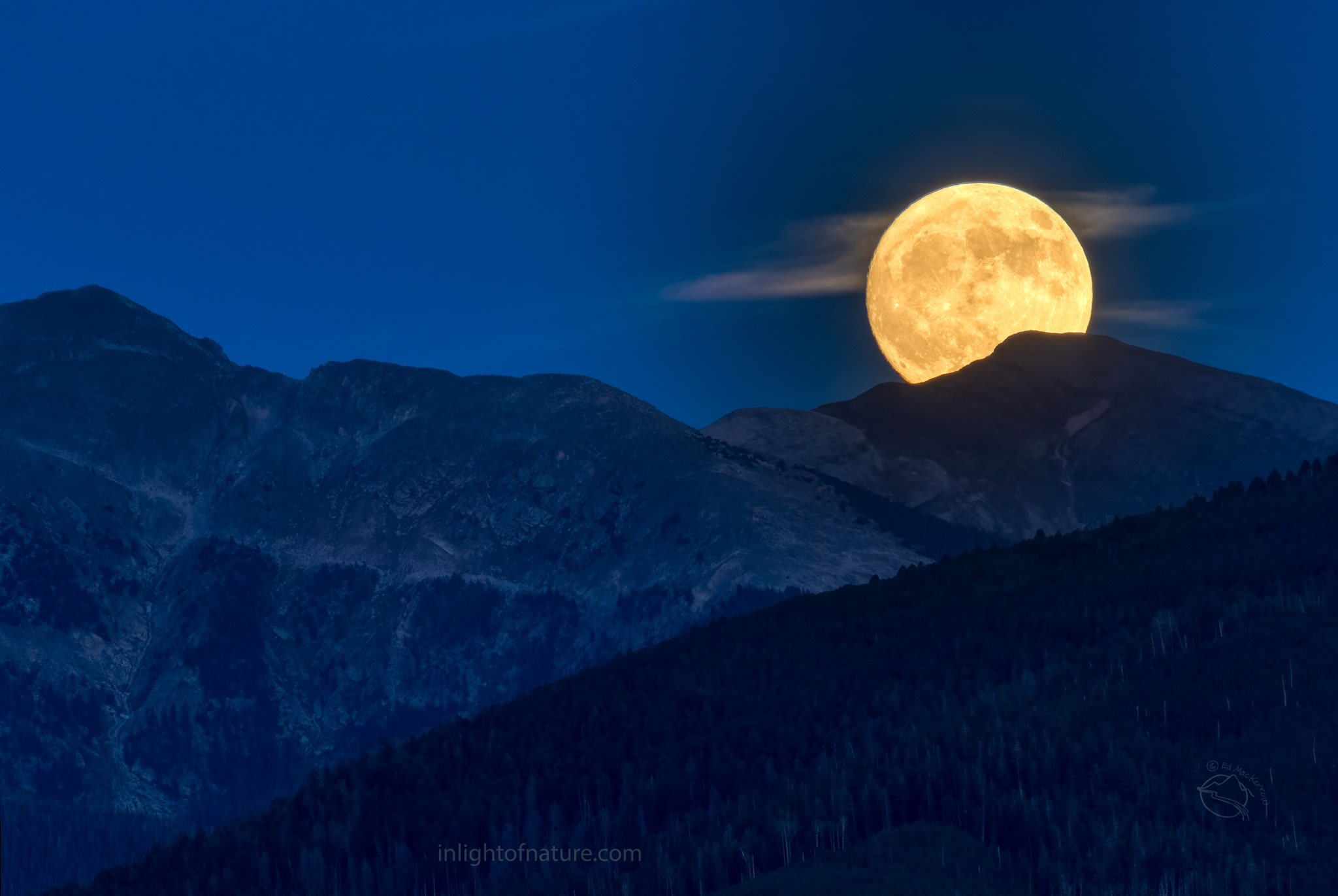 PHOTO: Blue Super Moon by Ed MacKerrow