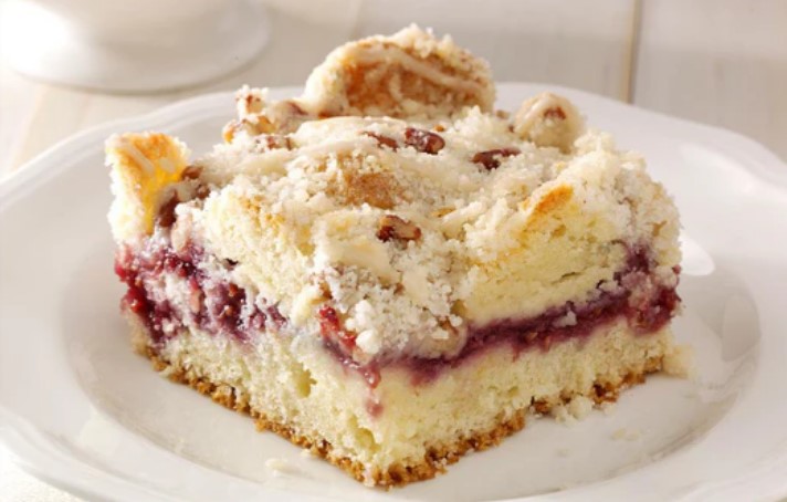RECIPE: Coffee Cake with Raspberry Lavender Jam