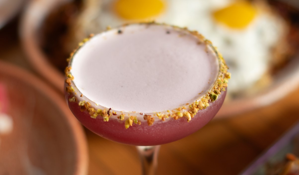 RECIPE: Cranberry Pistachio Sour