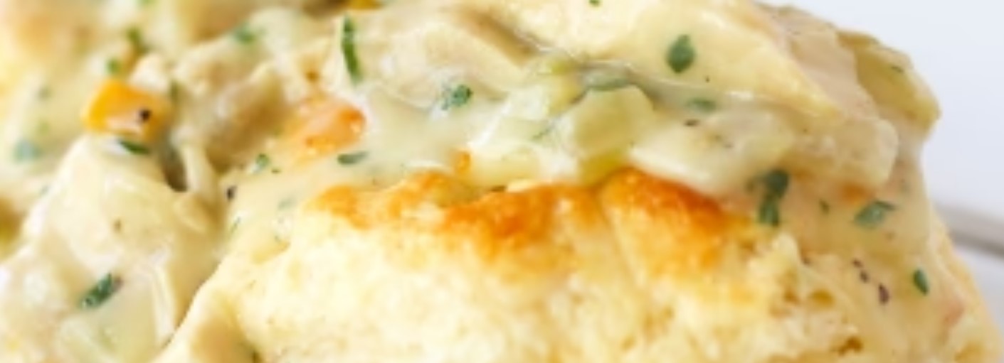 RECIPE: GREEN CHILE CHICKEN AND BISCUITS