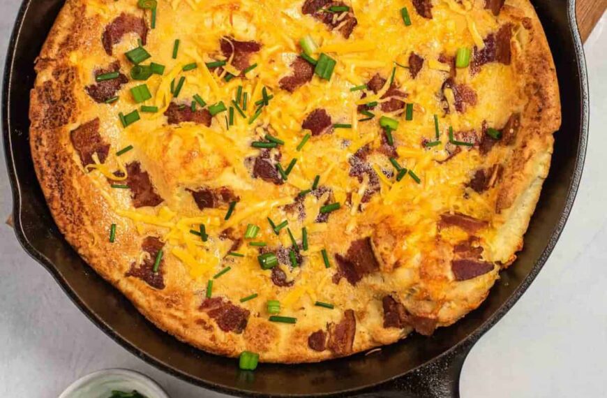 RECIPE: Green Chile and Bacon Dutch Baby