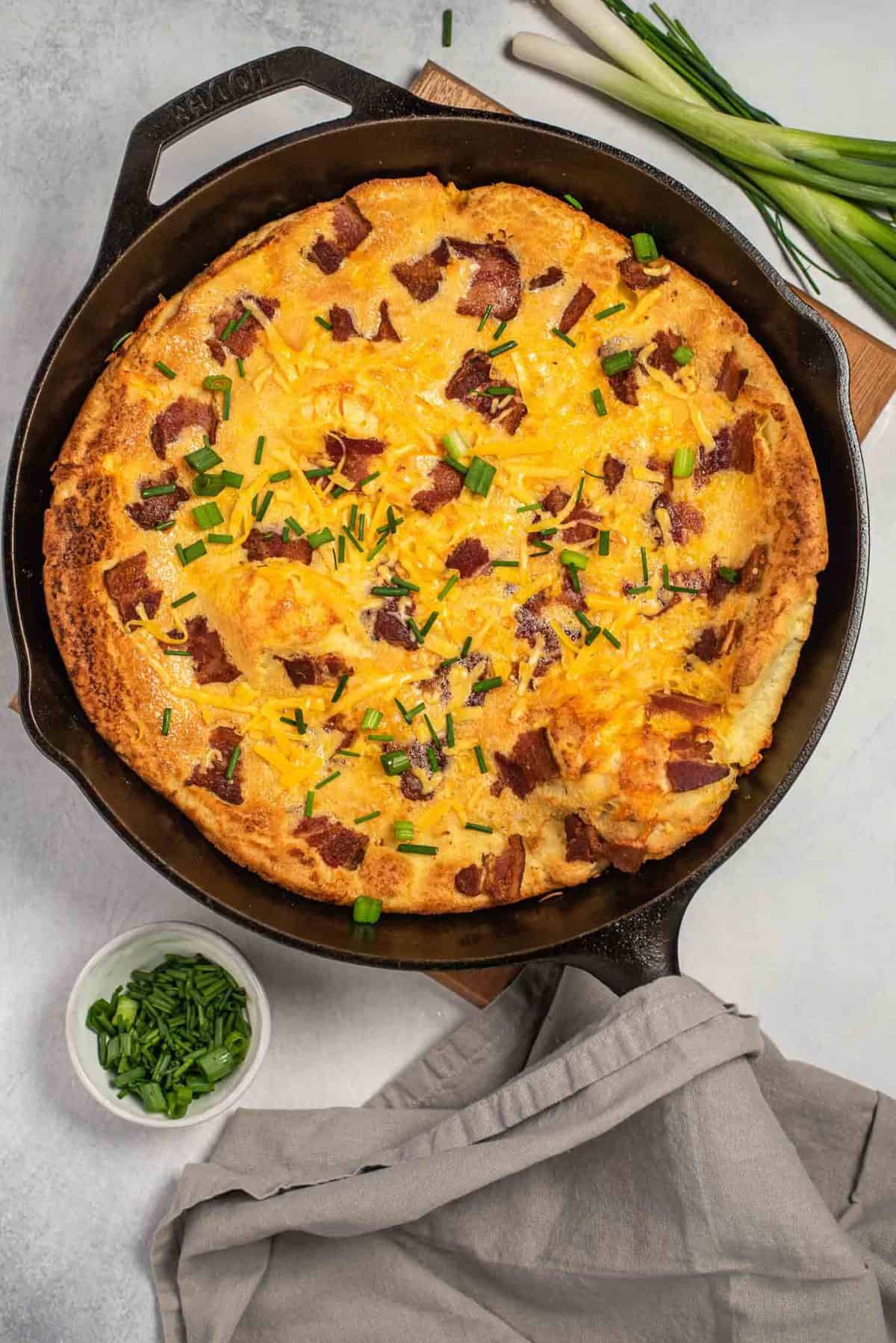 RECIPE: Green Chile and Bacon Dutch Baby