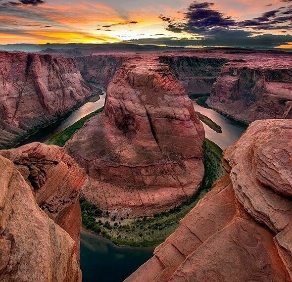 PHOTO: Horseshoe Sunset by Klaus Priebe