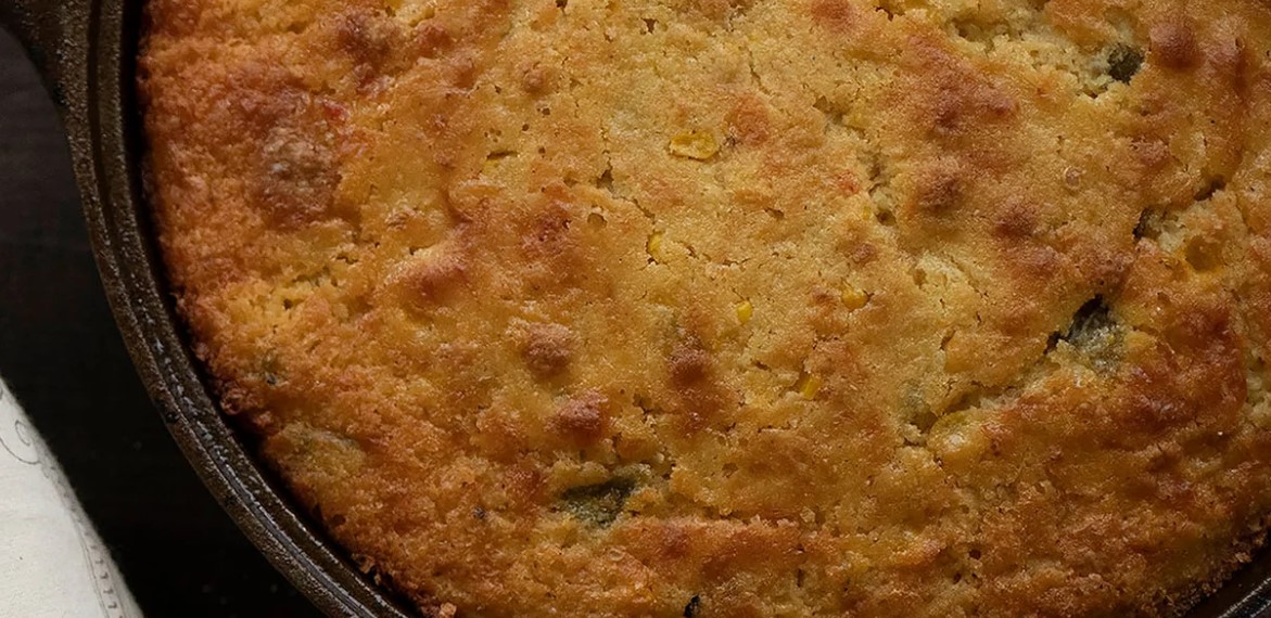 RECIPE: Iron-skillet Green Chile Cornbread