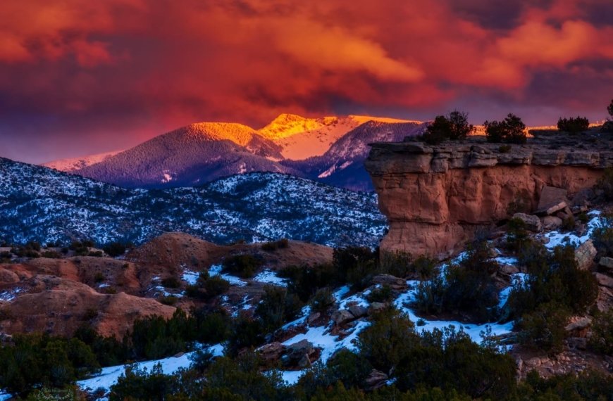 PHOTO: Lake Peak and the Upper Rio Nambe Drainage by Ed MacKerrow