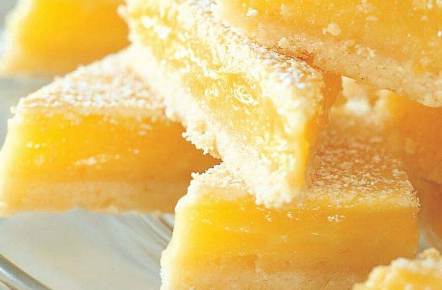 RECIPE: Lemon Lavender Bars