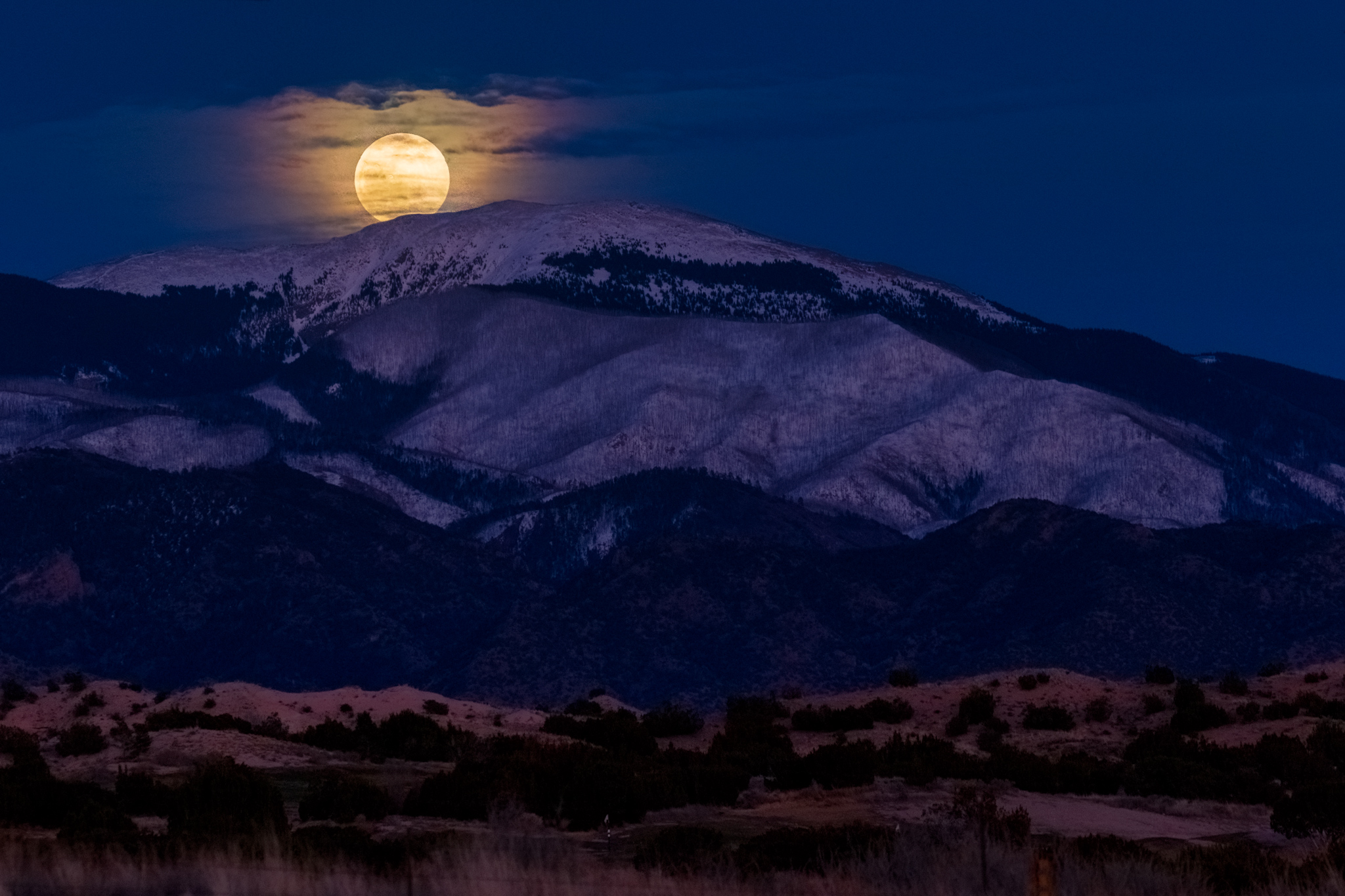 PHOTO: Pink Full Moon by Ed MacKerrow