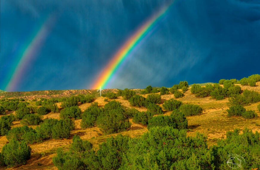 PHOTO: Rainbow Light on Cross by Ed MacKerrow