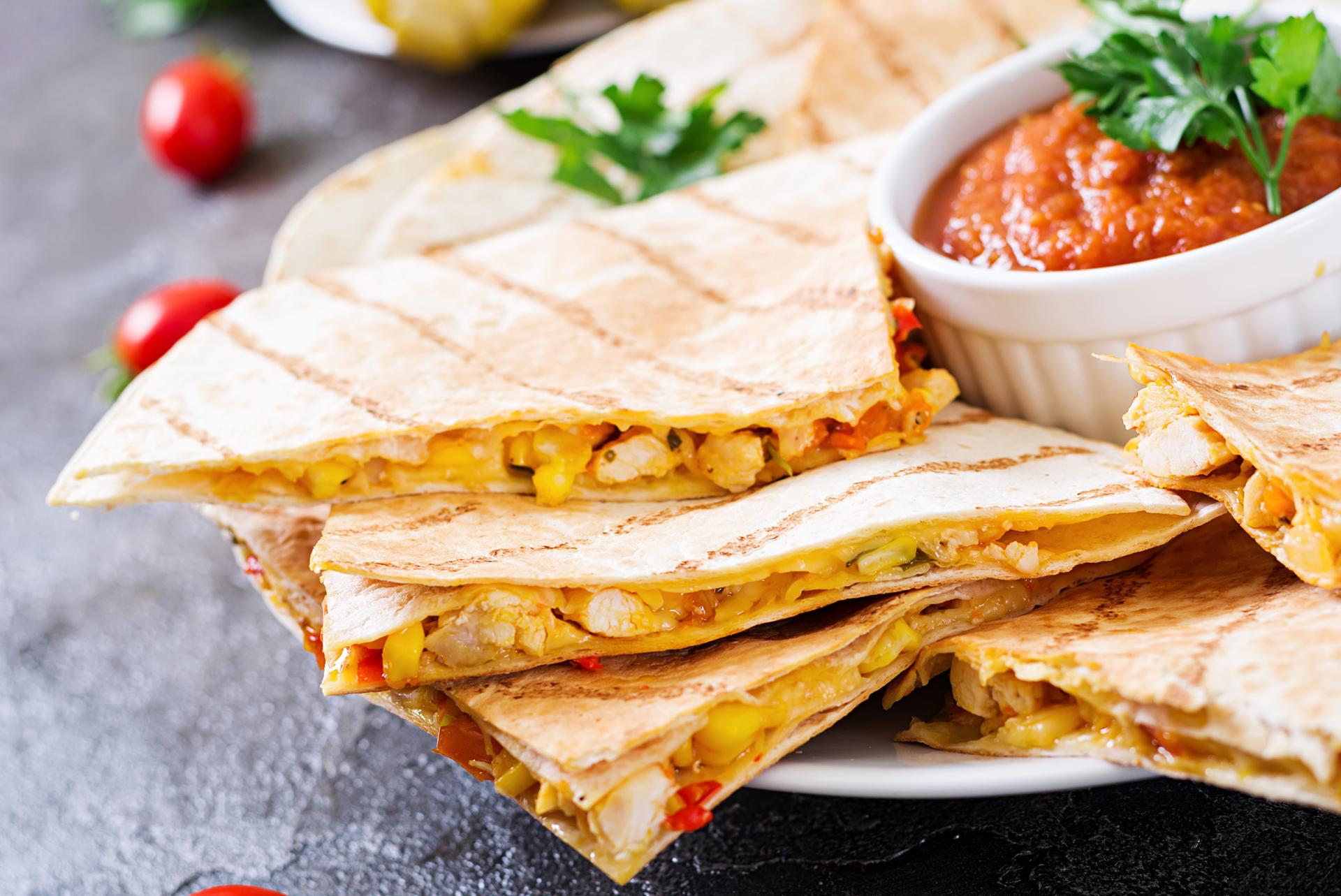 RECIPE: Roasted Corn and Green Chile Quesadilla