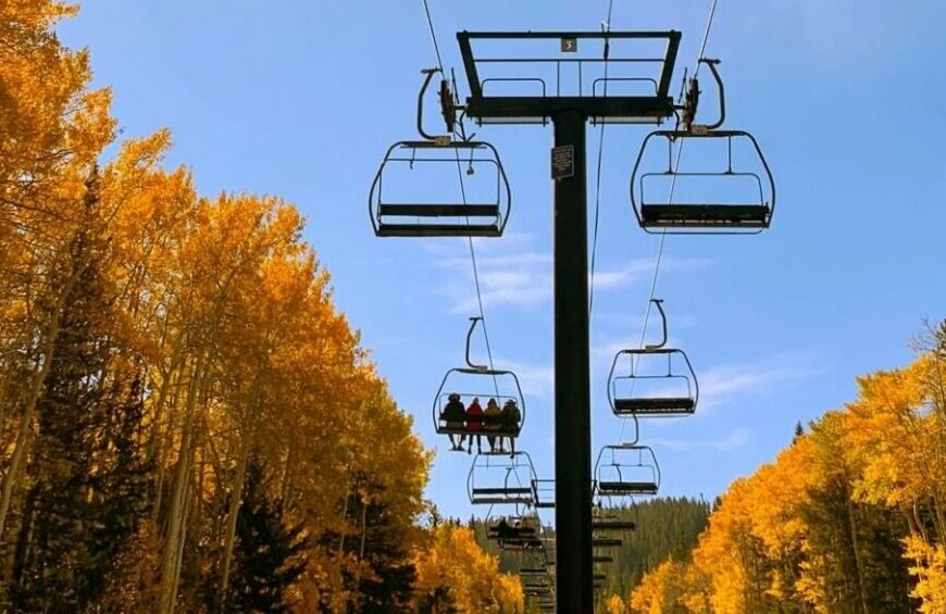 Ski Santa Fe Chairlift – See the Fall Colors