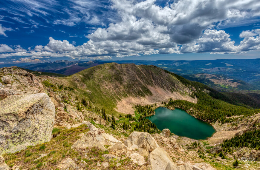 PHOTO: Up with the Clouds Above Lake Katherine by Ed MacKerrow