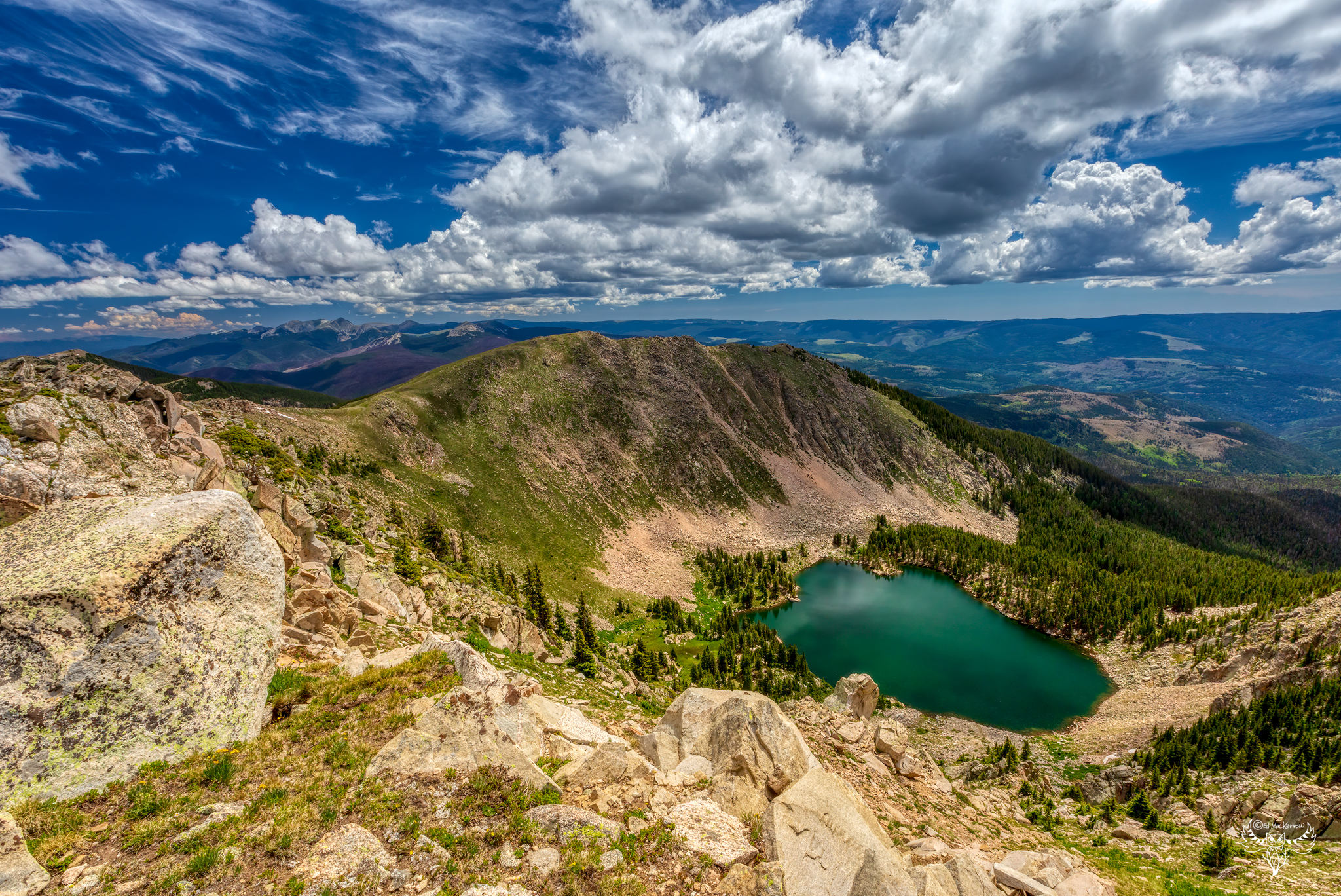 PHOTO: Up with the Clouds Above Lake Katherine by Ed MacKerrow